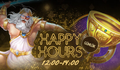 Öğle Arasında Free Spin Kazanın happy hours 12:00 - 14:00 gunluk